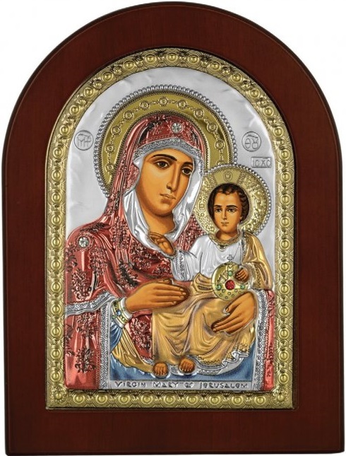 ΑΣΗΜΕΝΙΑ ΕΙΚΟΝΑ Παναγία η Ιεροσολυμίτισσα (25cm x 33cm) MA-E1102VX-C - 