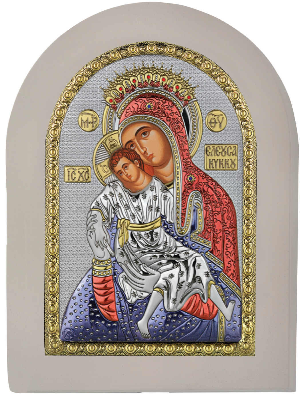 ΑΣΗΜΕΝΙΑ ΕΙΚΟΝΑ Παναγία της Κύκκου (20cm x 26cm) MA-E1121-WH-AXC - 