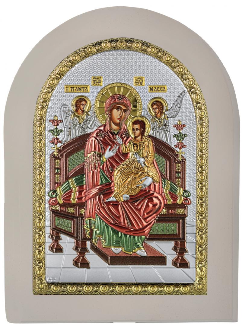 ΑΣΗΜΕΝΙΑ ΕΙΚΟΝΑ Παναγία η Παντάνασσα (10cm x 14cm) MA-E1137-WH-DXC - 