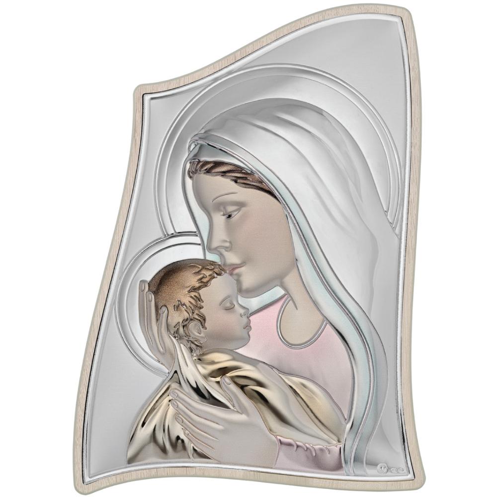 ΑΣΗΜΕΝΙΑ ΕΙΚΟΝΑ Παναγία με Χριστό (9.5cm x 12.5cm) MA-E903-4ST-C - 
