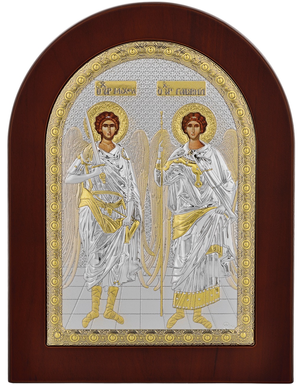 ΑΣΗΜΕΝΙΑ ΕΙΚΟΝΑ Οι Άγιοι Ταξιάρχες (15cm x 21cm) MA-E1161BX - 