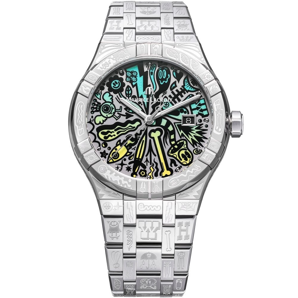 MAURICE LACROIX Aikon Automatic Wotto Limited Edition 42mm Silver Stainless Steel Bracelet AI6008-SS009-090-1 - 