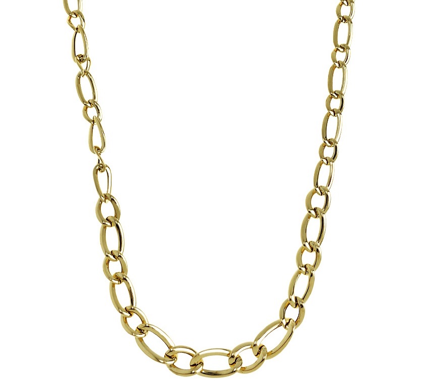 ΚΟΛΙΕ Αλυσίδα SENZIO Collection Κ14 Κίτρινο Χρυσό MK0069 - 2