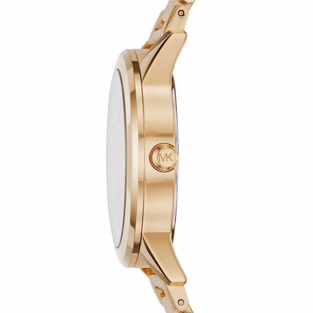 MICHAEL KORS Hartman 38mm Gold Stainless Steel Bracelet MK3647 - 