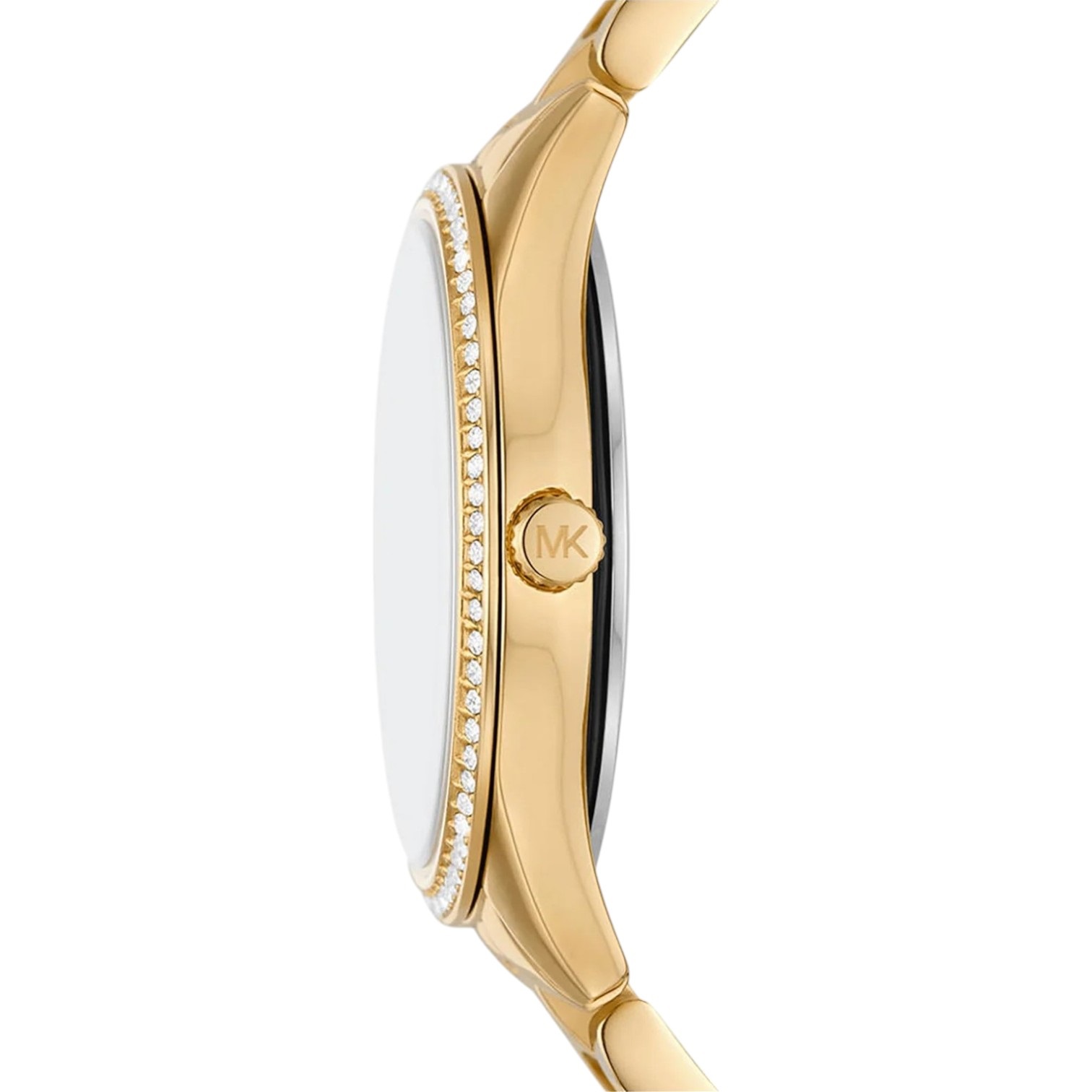 MICHAEL KORS Lauryn Crystals Green Dial 33mm Gold Stainless Steel Bracelet MK4737 - 