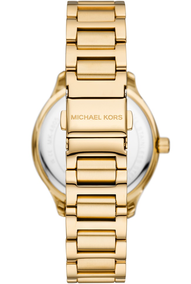 MICHAEL KORS Sage Crystals White Pearl Dial 38mm Gold Stainless Steel Bracelet MK4805 - 