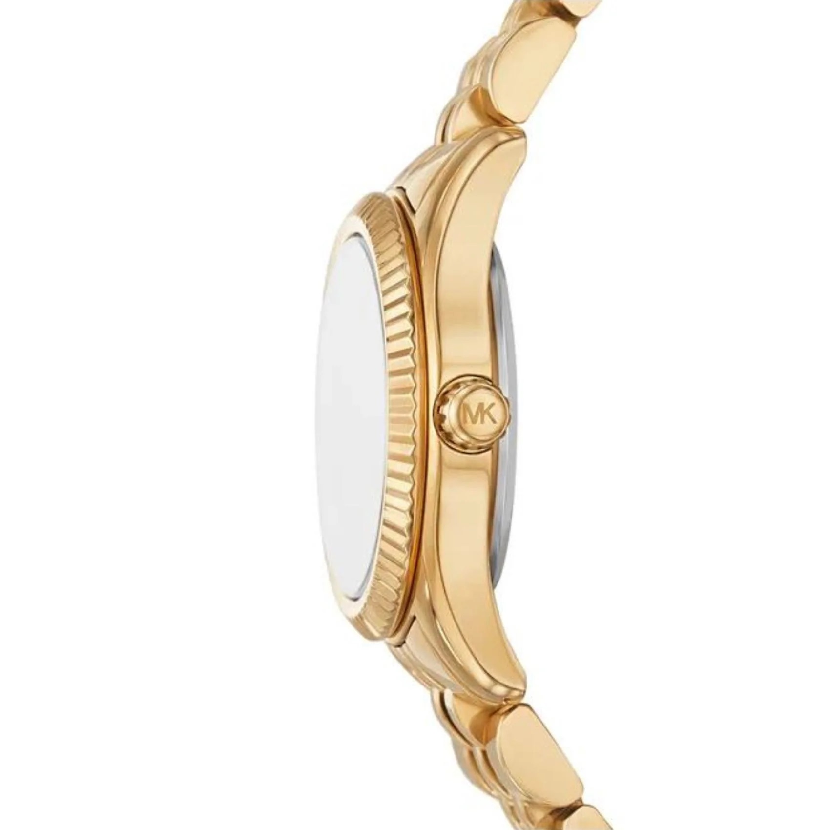 MICHAEL KORS Petite Lexington Green Dial 26mm Gold Stainless Steel Bracelet MK4842 - 