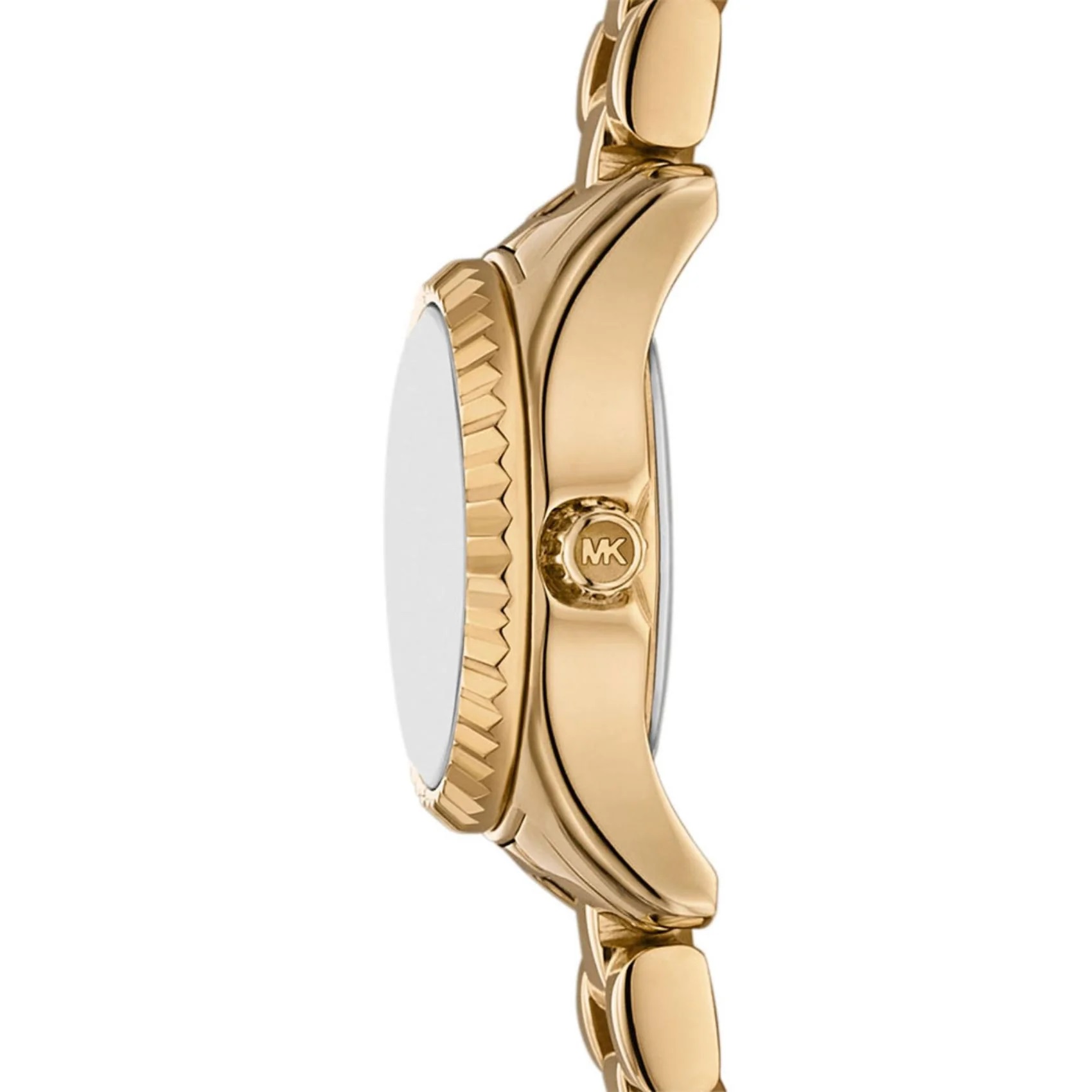 MICHAEL KORS Petite Lexington Gold Dial 19mm Gold Stainless Steel Bracelet MK4862 - 