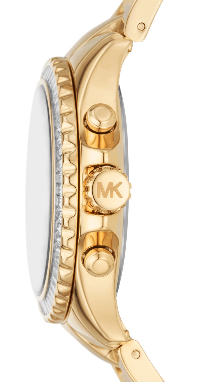 MICHAEL KORS Everest Crystals Chronograph 36mm Gold Stainless Steel Bracelet MK7212 - 