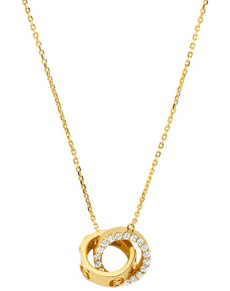 MICHAEL KORS Fulton Neck Necklace Gold Sterling Silver MKC1554AN710 - 1