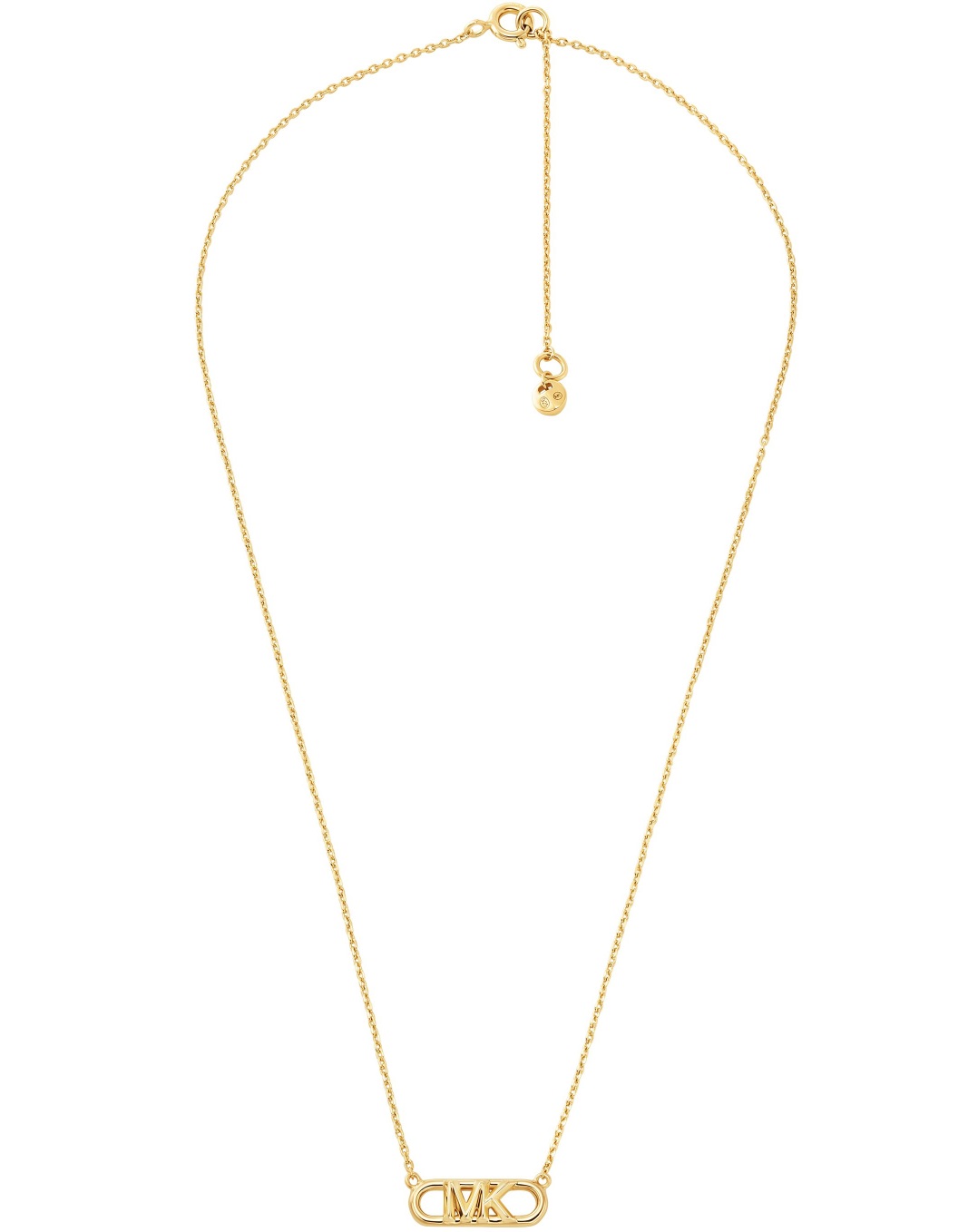 MICHAEL KORS MK Statement Link Necklace Gold Sterling Silver MKC164200710 - 