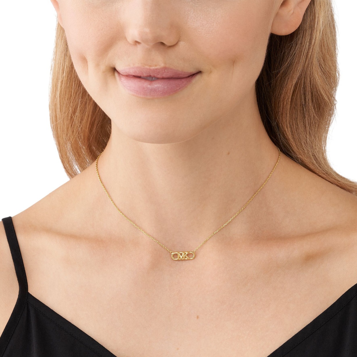MICHAEL KORS MK Statement Link Necklace Gold Sterling Silver MKC164200710 - 3