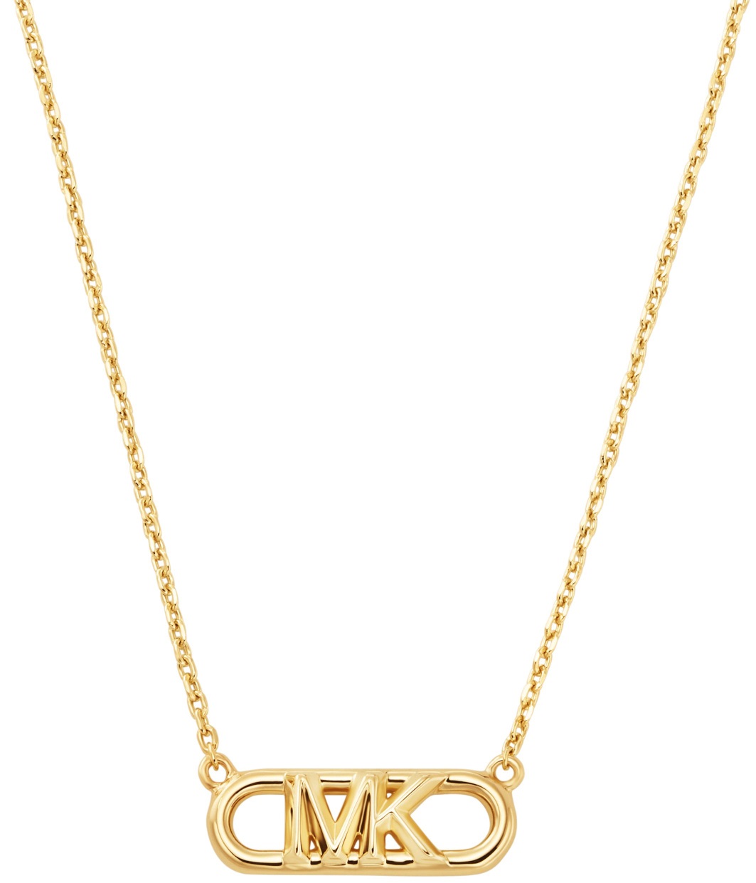 MICHAEL KORS MK Statement Link Necklace Gold Sterling Silver MKC164200710 - 