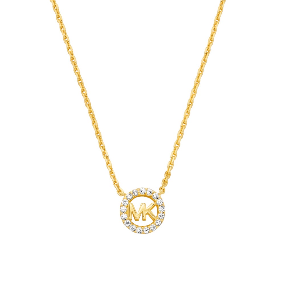 MICHAEL KORS NECKLACE from Gold-Plated Sterling Silver with Zircon Stones MKC1726CZ710 - 