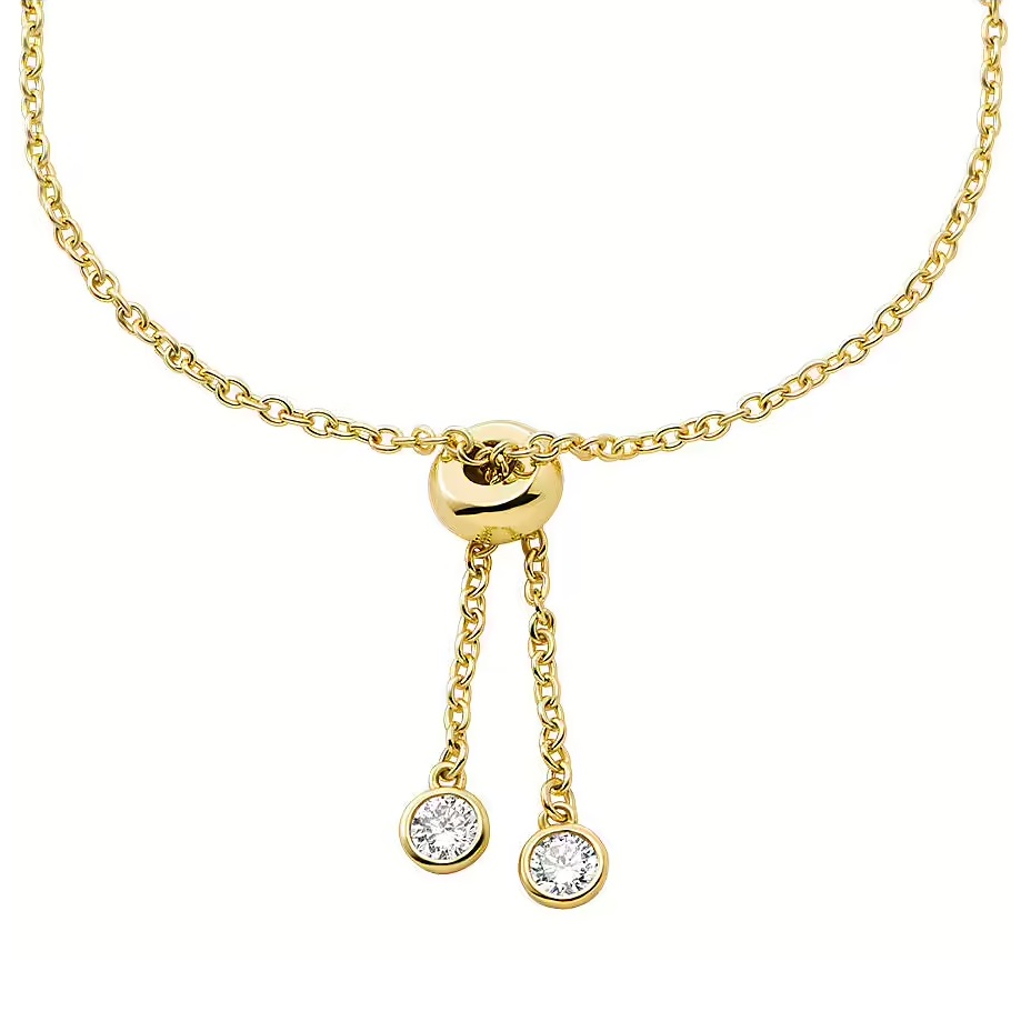 MICHAEL KORS BRACELET from Gold-Plated Sterling Silver with Zircon Stones MKC1770710 - 