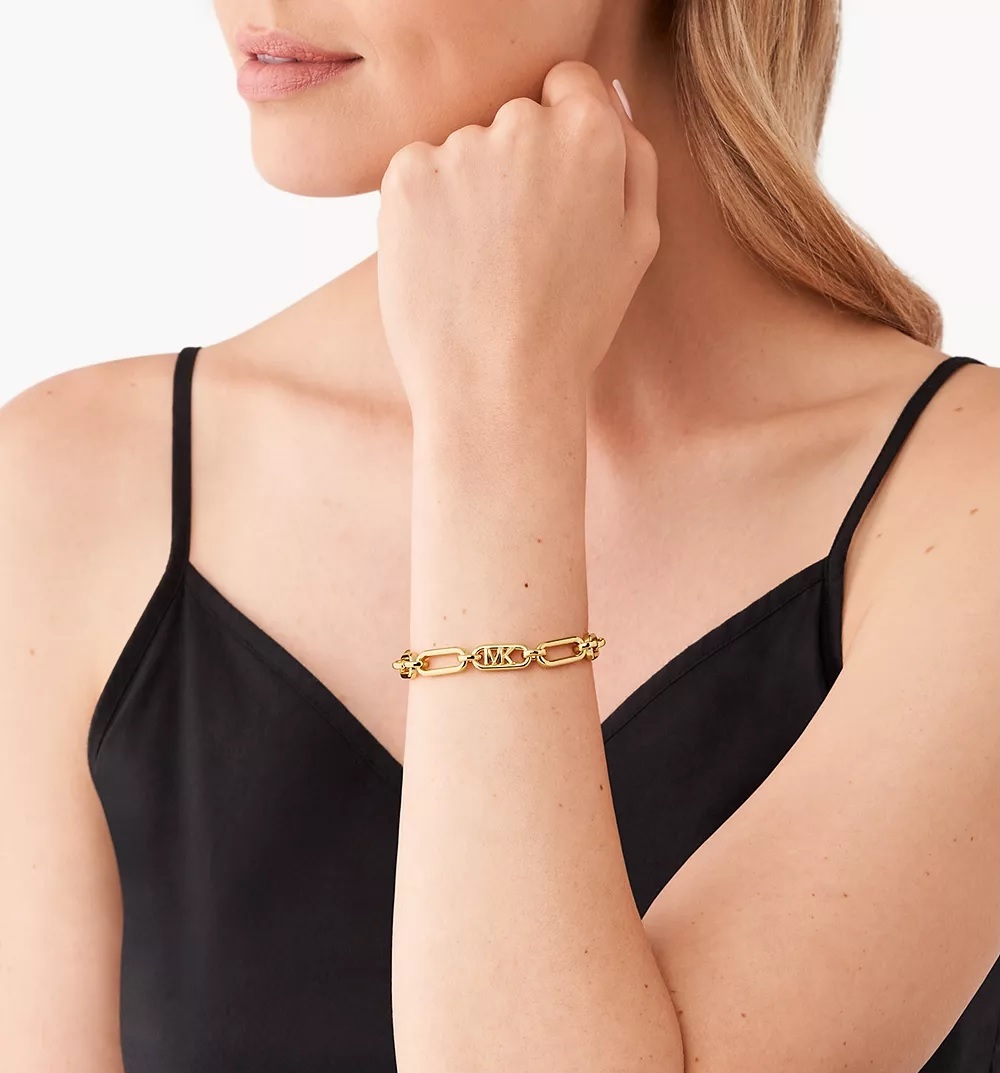 MICHAEL KORS MK Statement Link Bracelet Gold Plated MKJ828500710 - 3