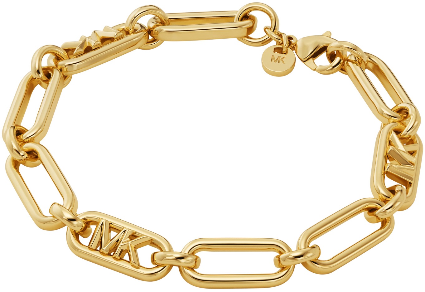 MICHAEL KORS MK Statement Link Bracelet Gold Plated MKJ828500710 - 