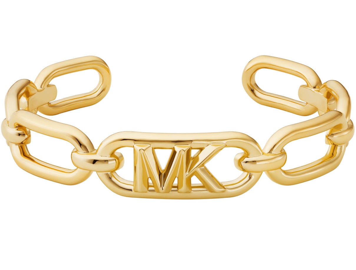 MICHAEL KORS MK Statement Link Cuff Bracelet Gold Plated MKJ828800710 - 
