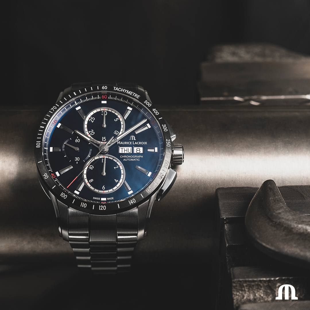 MAURICE LACROIX Pontos S Chronograph Automatic 43mm Silver Stainless Steel Bracelet PT6038-SSL2H-430-C - 6