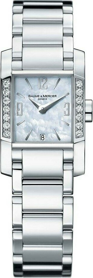 BAUME & MERCIER Diamant 22mm Silver Stainless Steel Bracelet MOA08569 - 