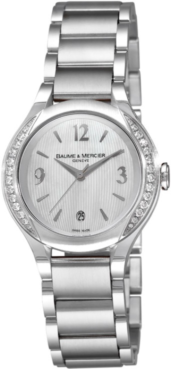 BAUME & MERCIER Ilea 30mm Silver Stainless Steel Bracelet MOA08771 - 