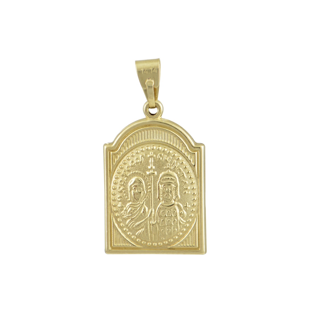 ΚΩΝΣΤΑΝΤΙΝΑΤΟ Διπλής Όψης BabyJewels από Κ9 Κίτρινο Χρυσό N012.3Y.K9 - 3