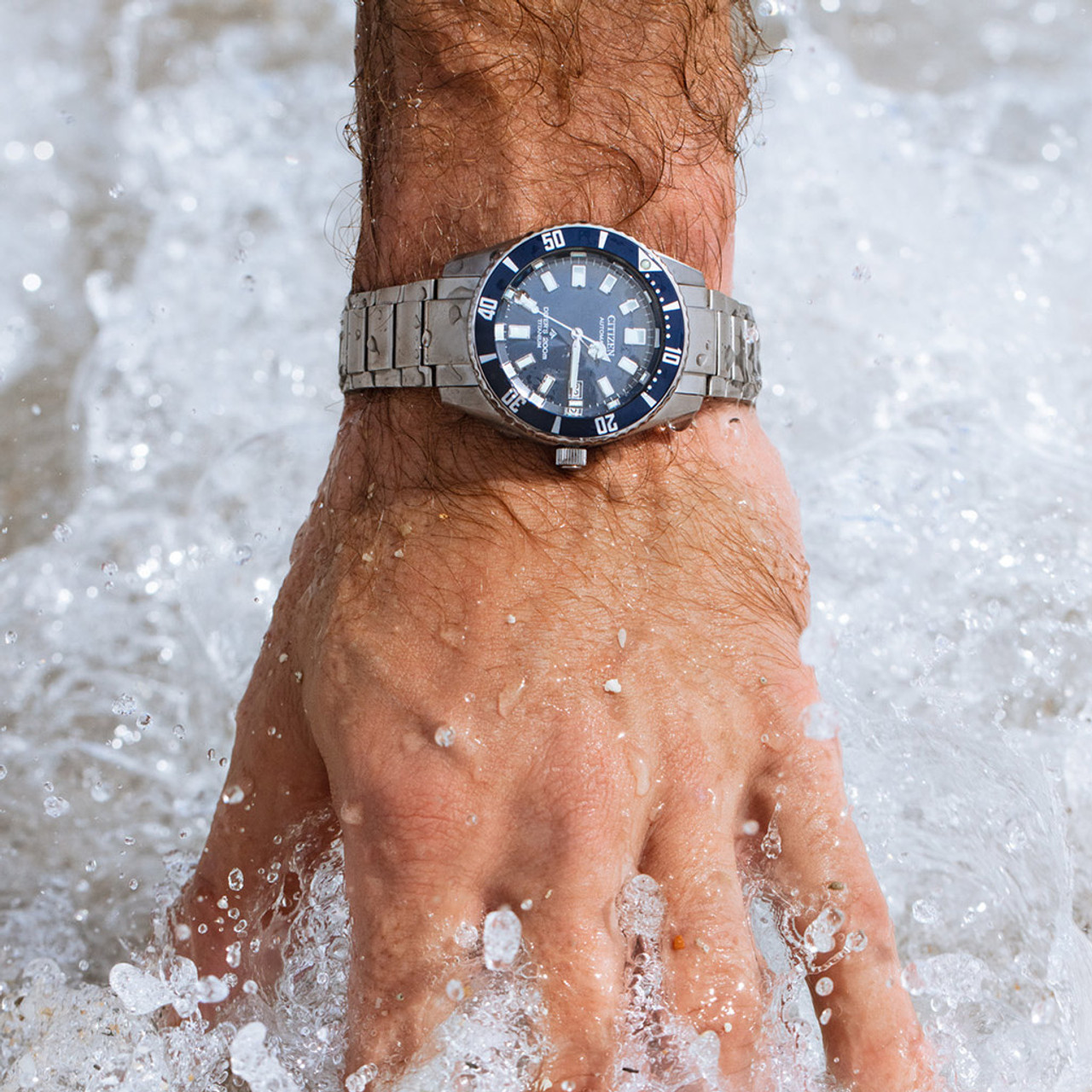 CITIZEN Promaster Fujitsubo Mechanical Diver Blue Dial 41mm Silver Super Titanium Bracelet NB6021-68L - 9