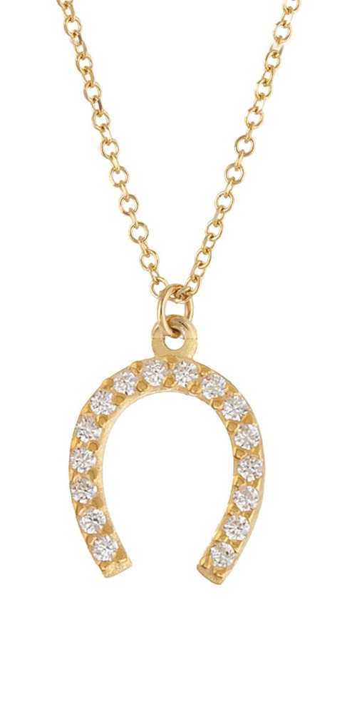 ΚΟΛΙΕ BabyJewels Κίτρινο Χρυσό K9 με Πέτρες Ζιργκόν NE1687Y.K9 - 