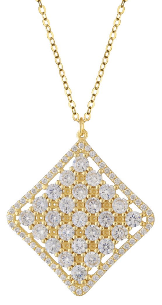 ΚΟΛΙΕ BabyJewels Κίτρινο Χρυσό K9 με Πέτρες Ζιργκόν NE2090Y.K9 - 