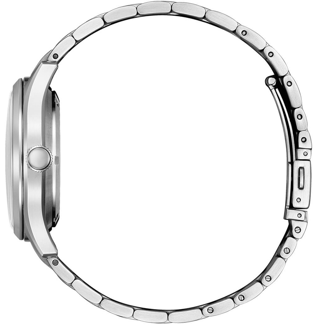 CITIZEN Crystal Seven Automatic Black Dial 40.2mm Silver Stainless Steel Bracelet NH8391-51E - 3