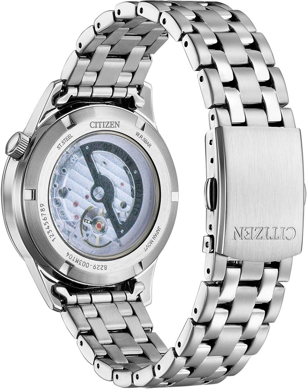 CITIZEN Elegance Automatic White Dial 40mm Silver Stainless Steel Bracelet NH9131-73A - 3