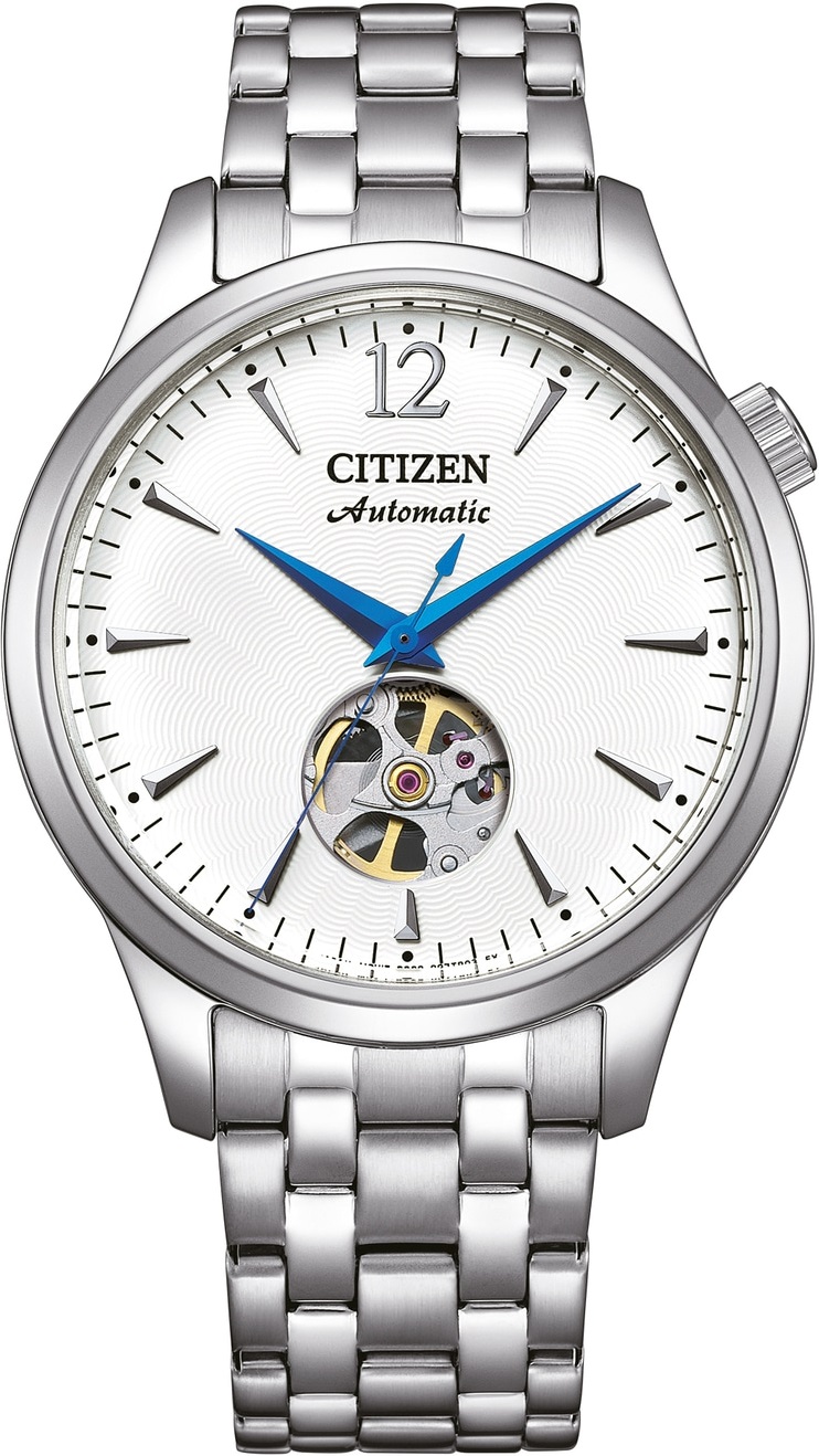 CITIZEN Elegance Automatic White Dial 40mm Silver Stainless Steel Bracelet NH9131-73A - 