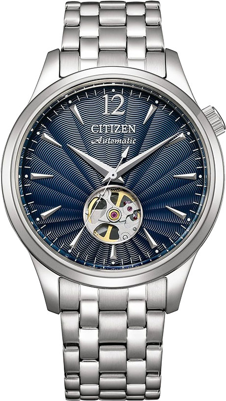CITIZEN Elegance Automatic Blue Dial 40mm Silver Stainless Steel Bracelet NH9131-73L - 1