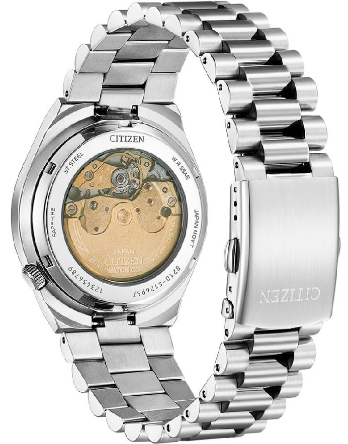 CITIZEN Tsuyosa Collection Automatic 40mm Silver Stainless Steel Bracelet NJ0150-81L - 5