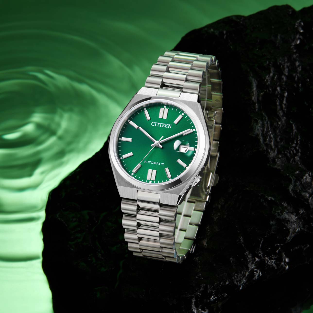 CITIZEN Tsuyosa Collection Automatic 40mm Silver Stainless Steel Bracelet NJ0150-81X - 7