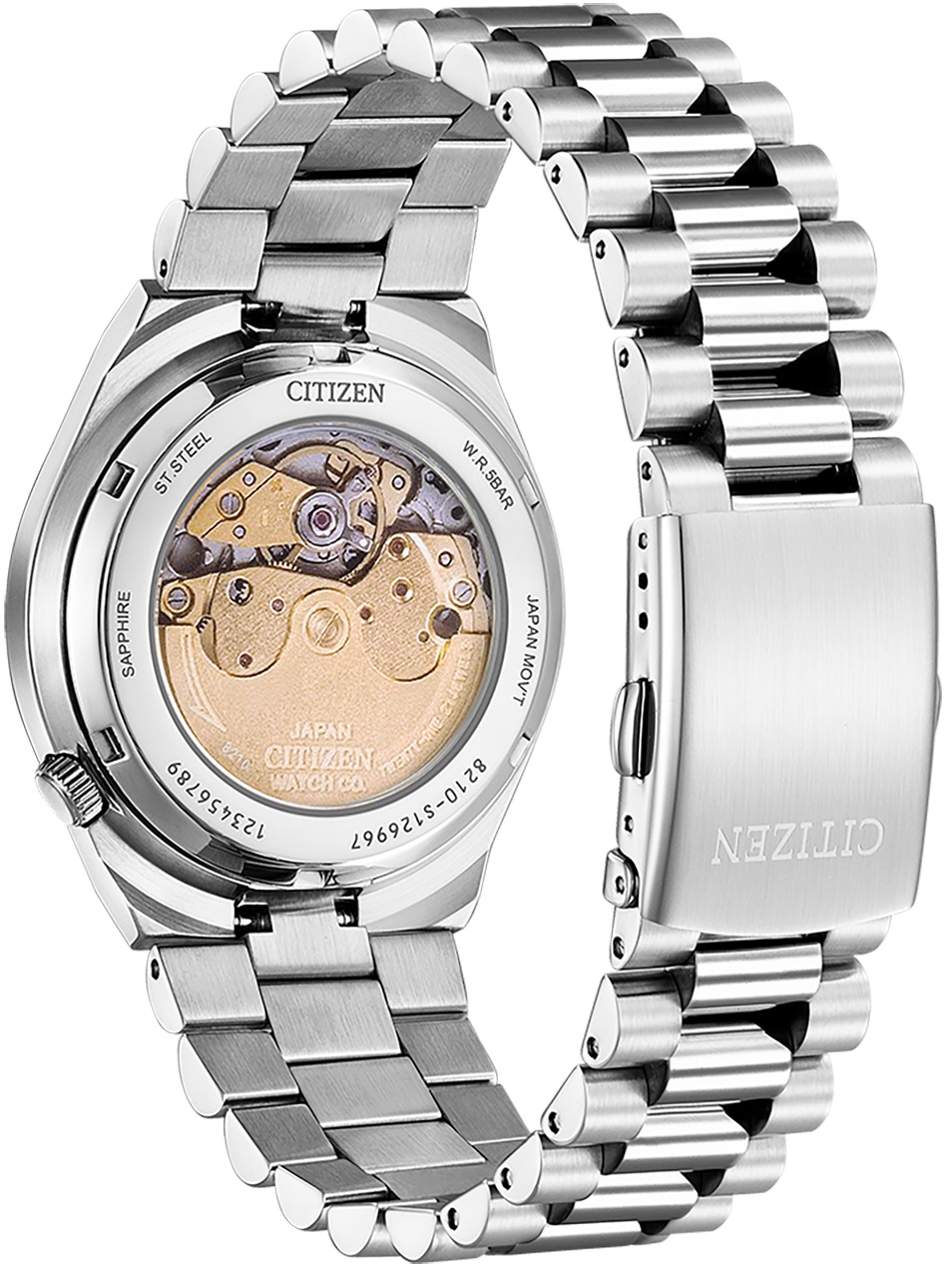 CITIZEN Tsuyosa Collection Automatic Blue Dial 40mm Silver Stainless Steel Bracelet NJ0151-88L - 4