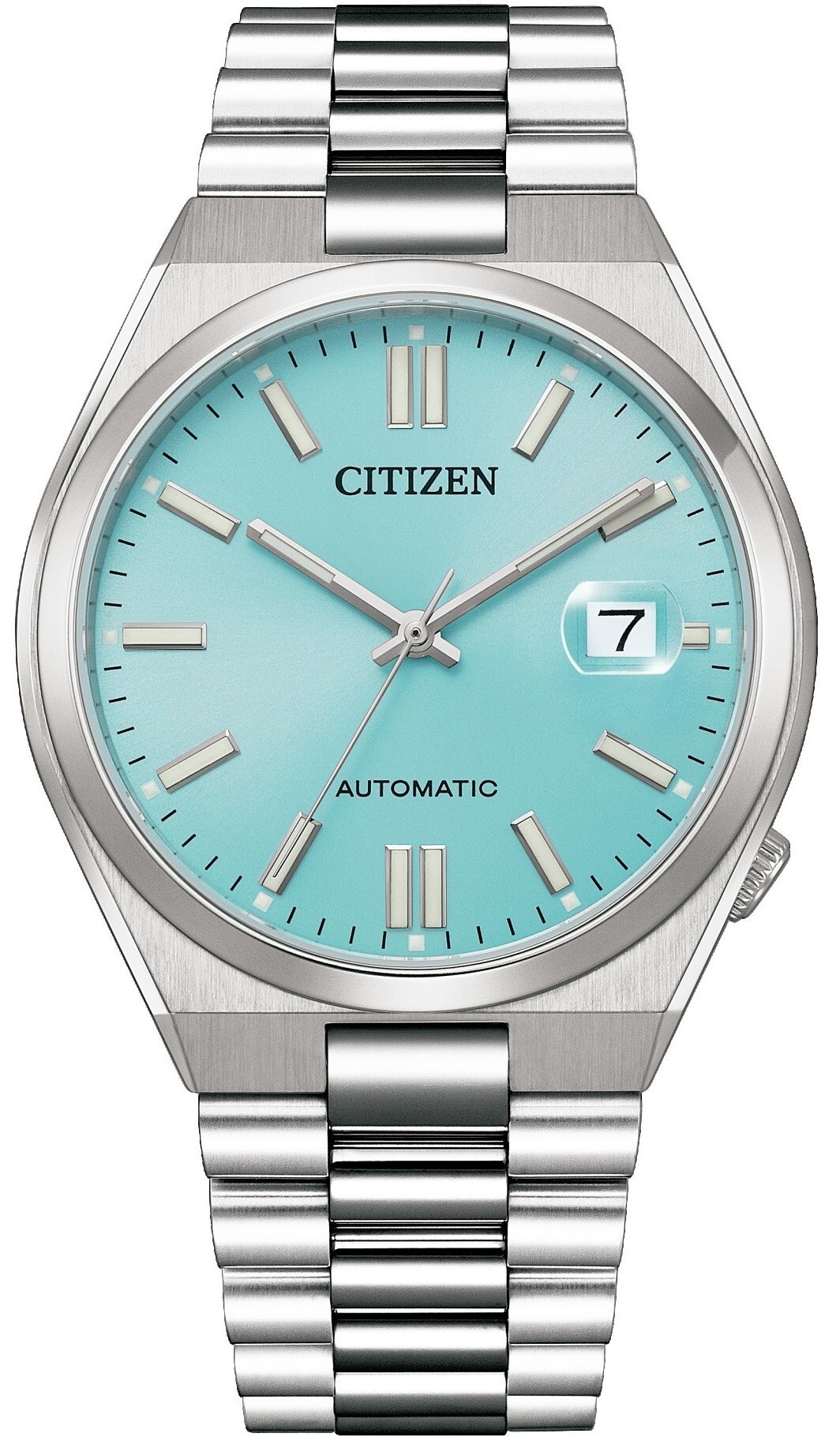 CITIZEN Tsuyosa Collection Automatic Light Blue Dial 40mm Silver Stainless Steel Bracelet NJ0151-88M - 