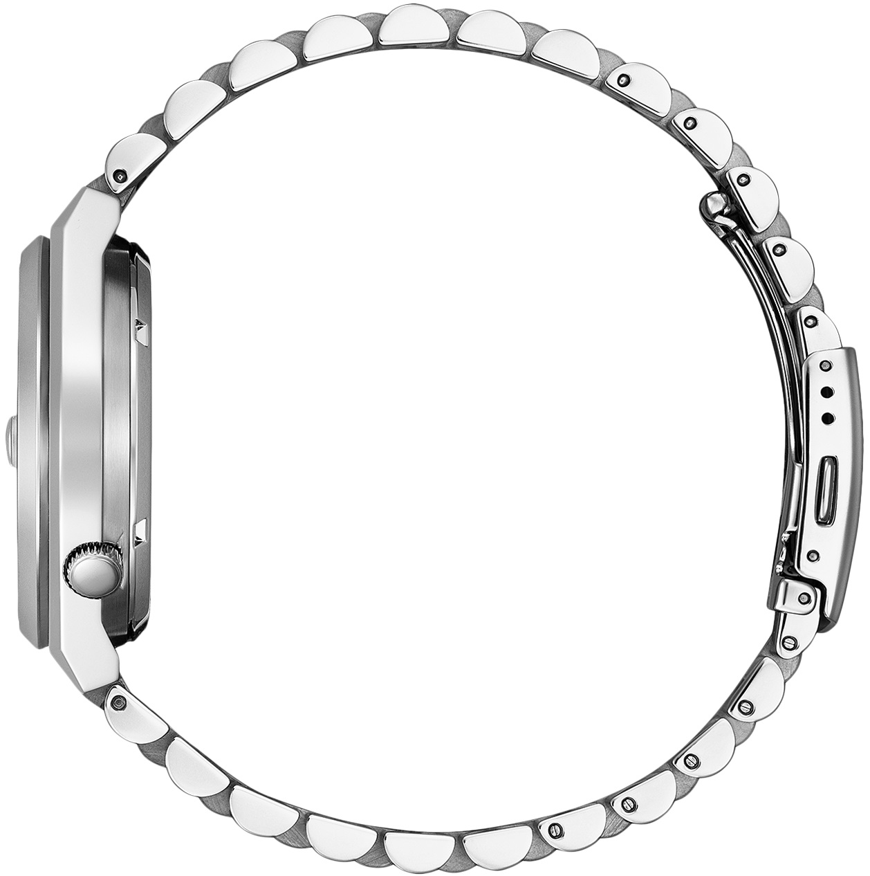 CITIZEN Tsuyosa Collection Automatic Beige Dial 40mm Silver Stainless Steel Bracelet NJ0151-88W - 