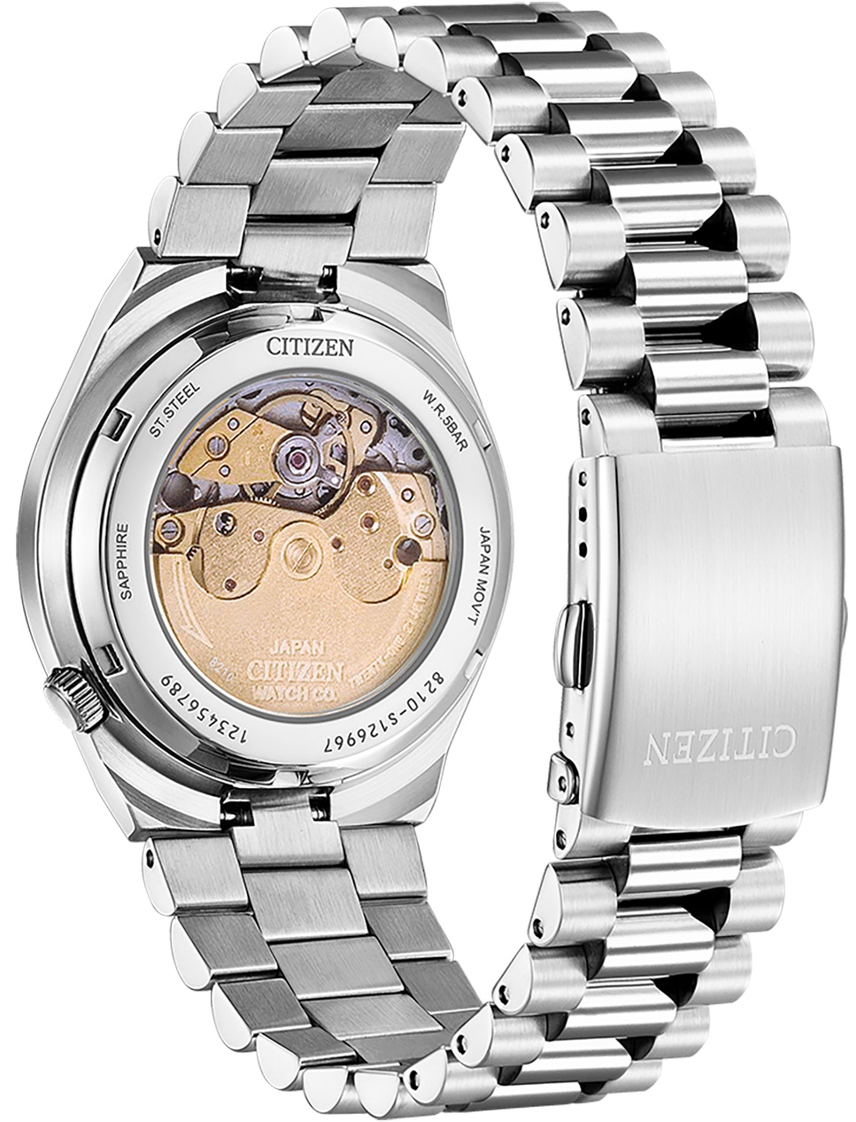 CITIZEN Tsuyosa Collection Automatic Green Dial 40mm Silver Stainless Steel Bracelet NJ0151-88X - 5