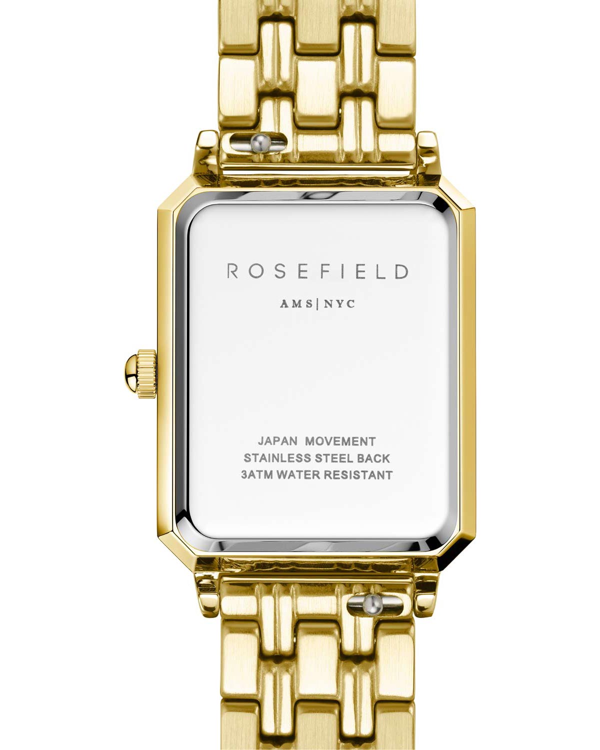 ROSEFIELD The Octagon XS Emerald Dial 19.5 x 24mm Gold Stainless Steel Bracelet OEGSG-O79 - 4