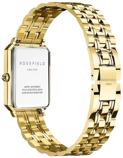 ROSEFIELD The Octagon XS Green MOP XS 19.5x24mm Gold Stainless Steel Bracelet OGGSG-O71 - 4
