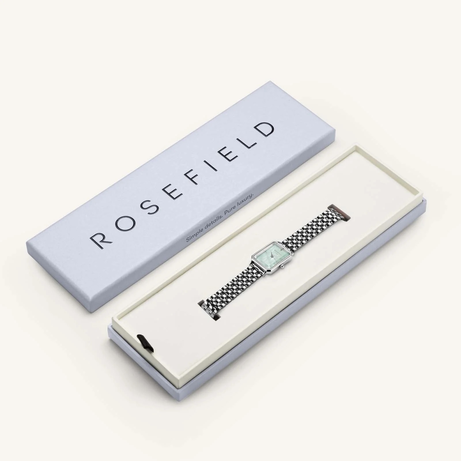 ROSEFIELD The Octagon XS 24mm Silver Stainless Steel Bracelet OGGSS-O72 - 6