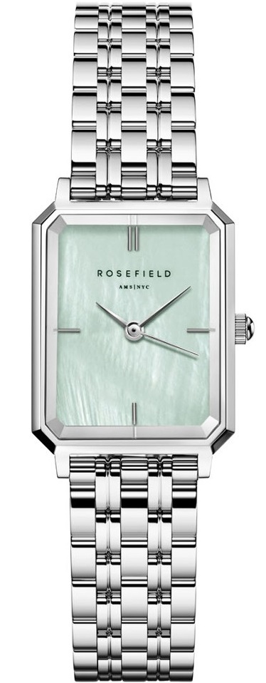 ROSEFIELD The Octagon XS 24mm Silver Stainless Steel Bracelet OGGSS-O72 - 