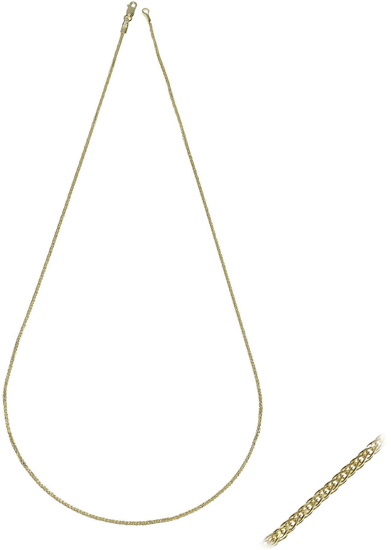 ΑΛΥΣΙΔΑ Palmie Masif #2 Κ14 50cm Κίτρινο Χρυσό PAL25-50 - 