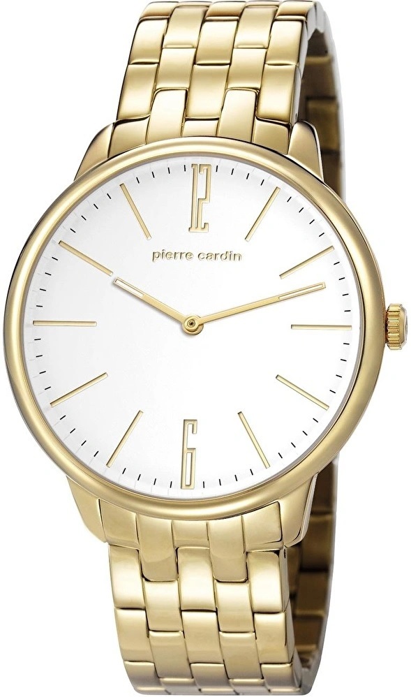 PIERRE CARDIN La Gloire 42mm Gold Stainless Steel Bracelet PC106991F09 - 