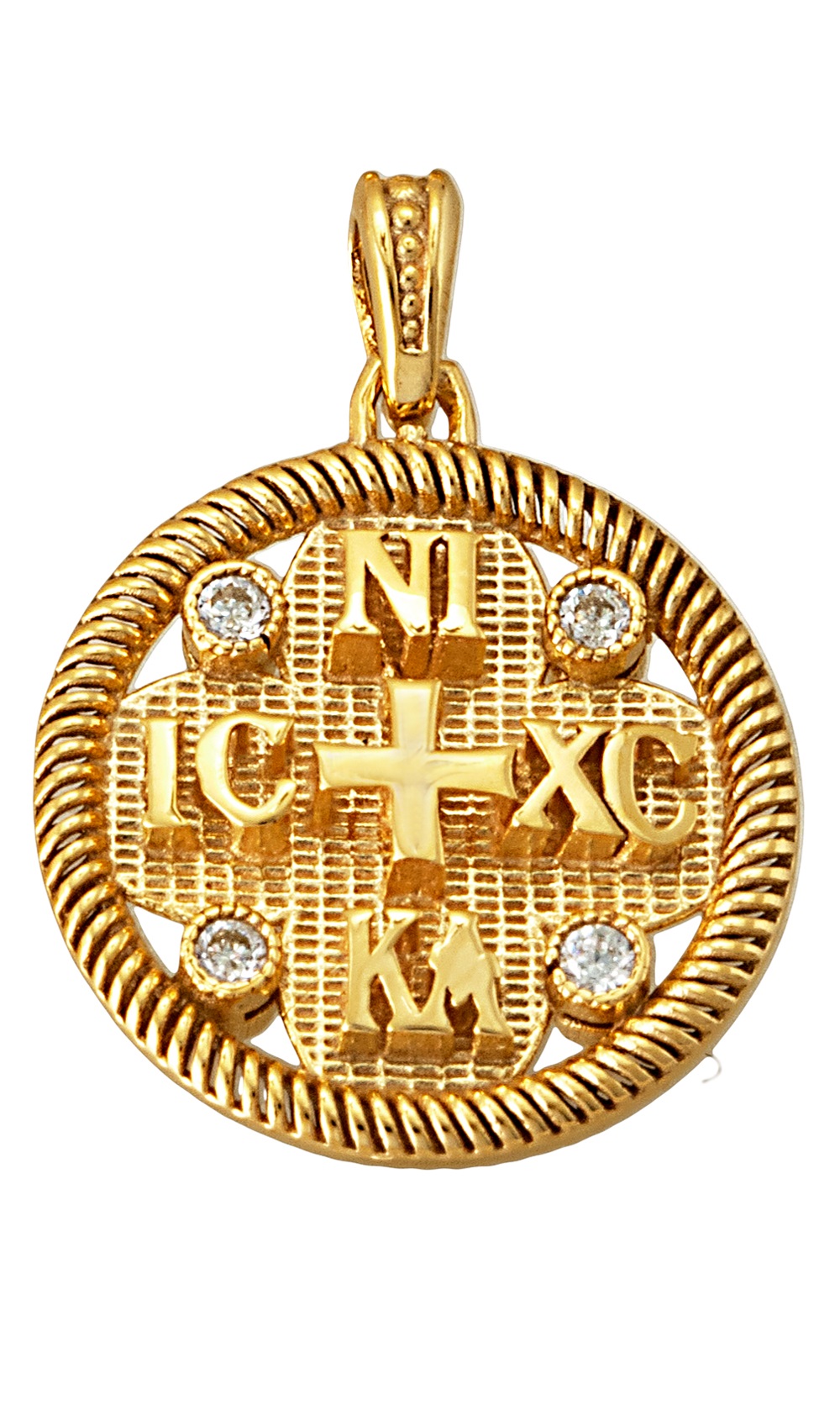 ΚΩΝΣΤΑΝΤΙΝΑΤΟ SENZIO Collection Κ9 Κίτρινο Χρυσό με Πέτρες Ζιργκόν PE418