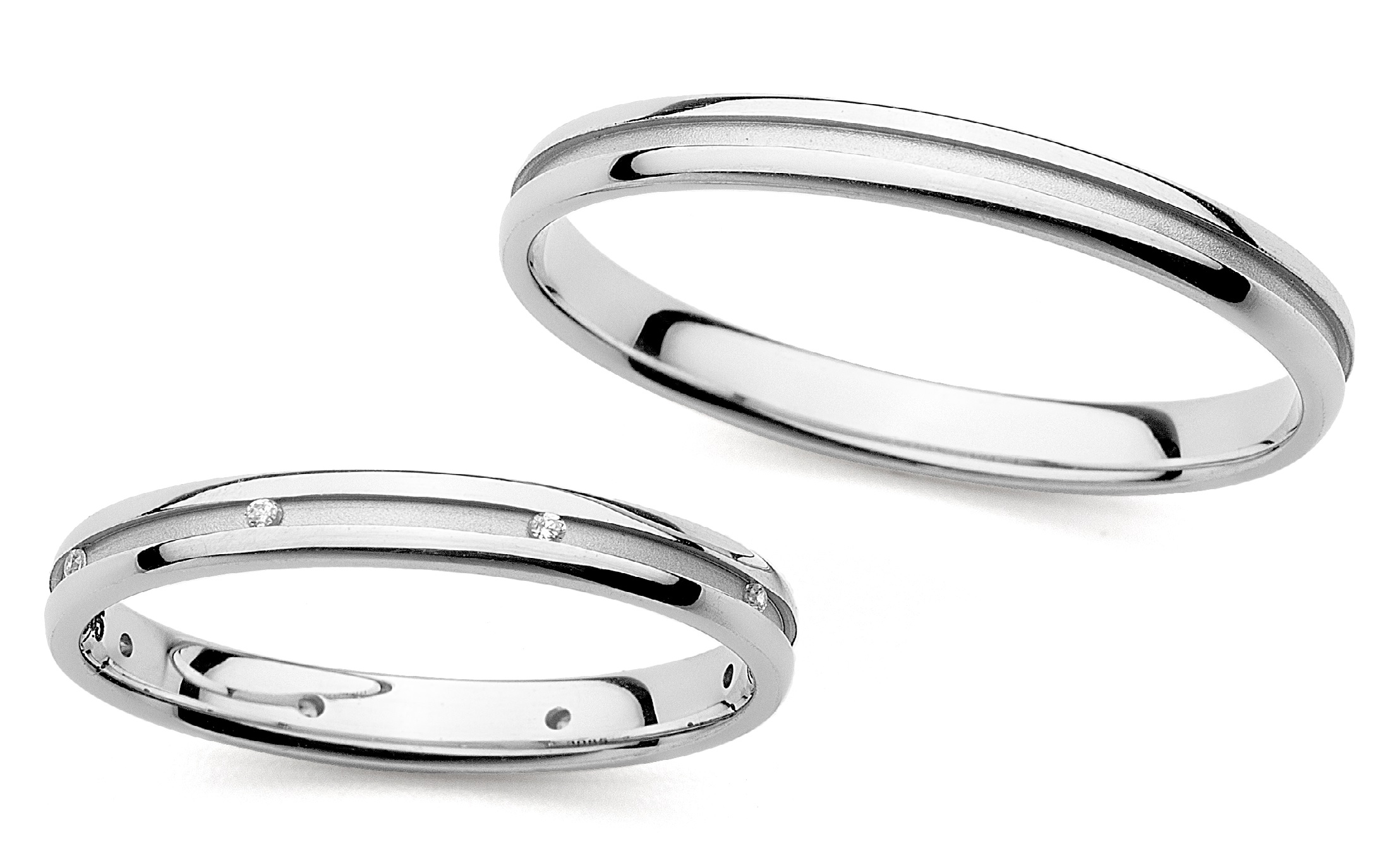 ΒΕΡΕΣ Harmony Line Al'Oro Λευκό Χρυσό PM-3085 - Λεύκο Χρυσό