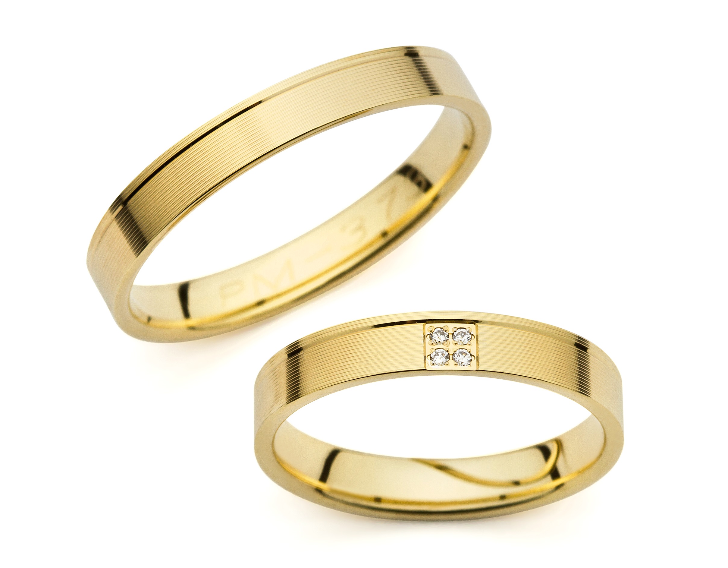 ΒΕΡΕΣ Harmony Line Al'Oro Κίτρινο Χρυσό PM-373 - Κίτρινο Χρυσό