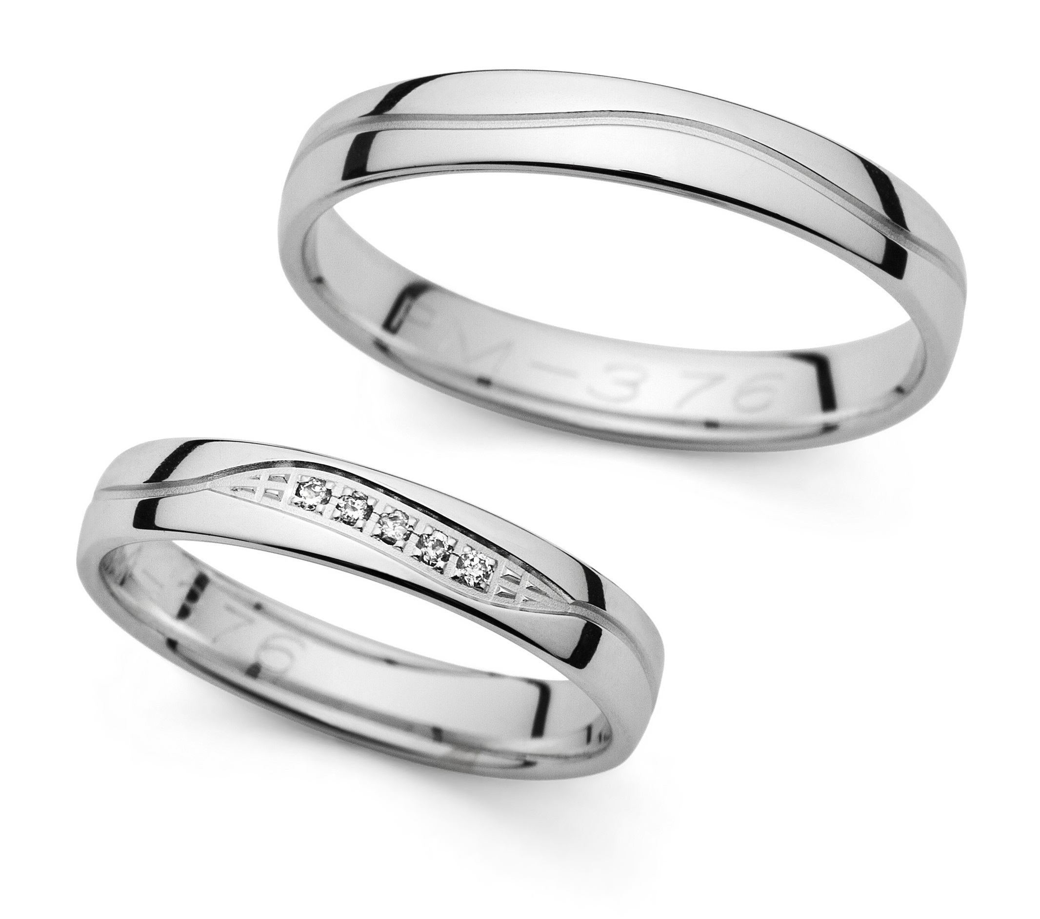 ΒΕΡΕΣ Harmony Line Al'Oro Λευκό Χρυσό PM-376 - Λεύκο Χρυσό