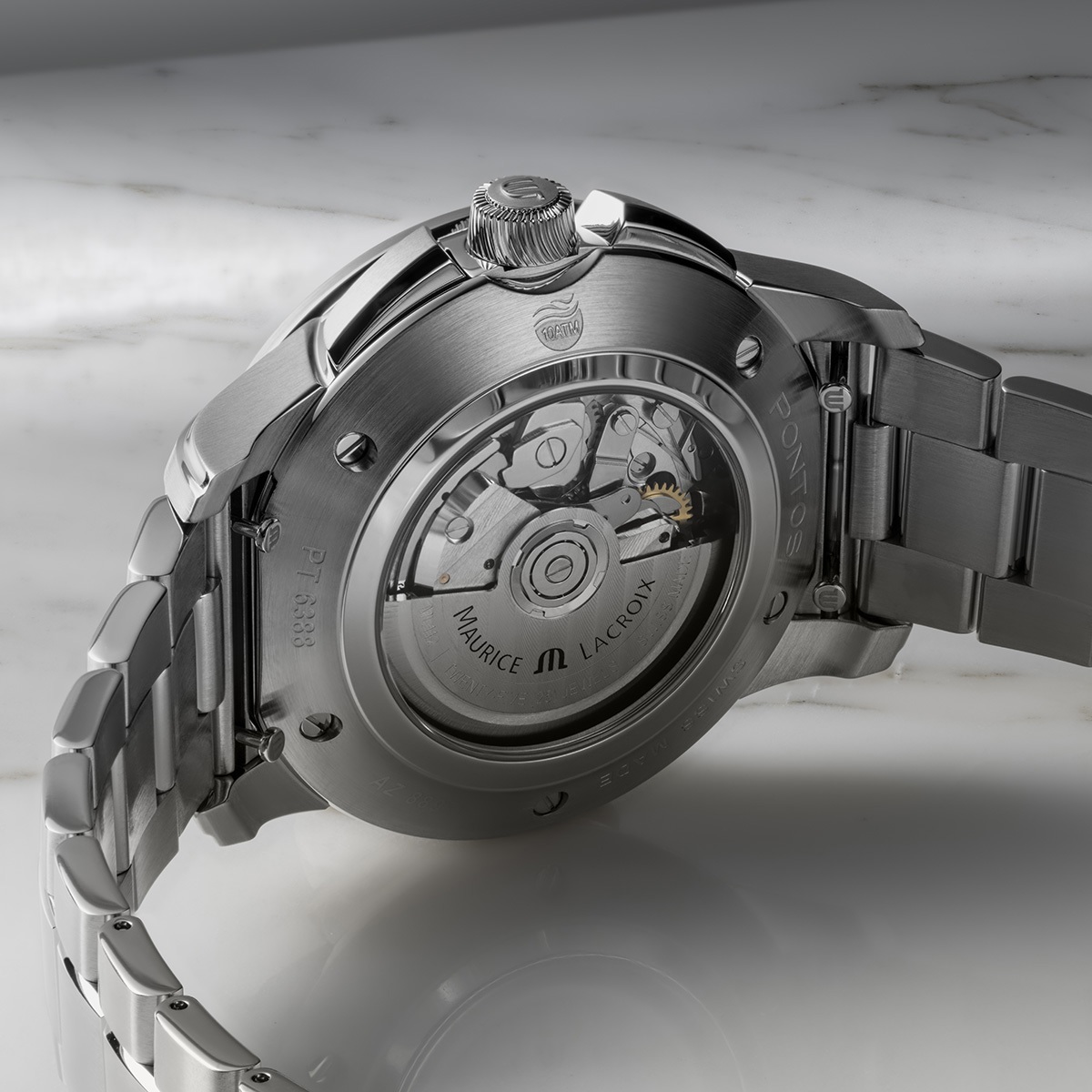 MAURICE LACROIX Pontos Chronograph Automatic 43mm Silver Stainless Steel Bracelet PT6388-SS002-331-1 - 3